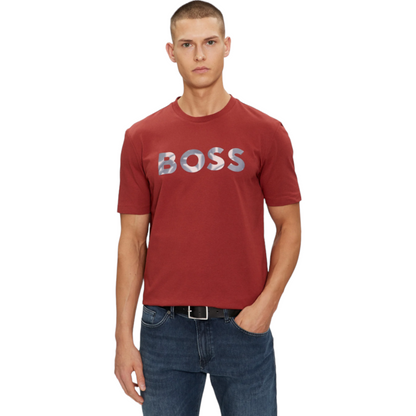 Playera Hugo Boss Cuello Redondo Logo Estampado