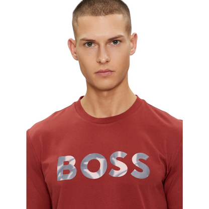 Playera Hugo Boss Cuello Redondo Logo Estampado