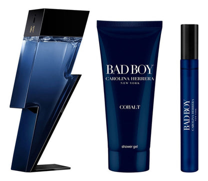 Set Carolina Herrera Bad Boy Cobalt Caballero 100ml Edp