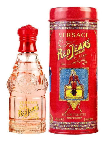 Versace Red Jeans Eau De Toilette 75 ml Para  Mujer