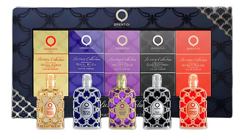 Set Mini Orientica Luxury Collection 5pzs 7.5ml Cada Uno