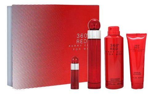 Set Perry Ellis 360 Red Eau Toilette Para Hombre