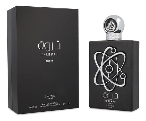 Perfume Tharwah Silver De Lattafa Para Hombre Edp 100ml