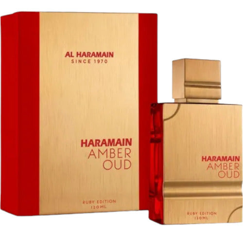 Perfume Amber Oud Ruby Al Haramain Eau De Parfum 120 Ml