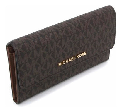 Cartera Michael Kors 35f8gtvf38 De Piel Marrón, 11 Cm X 18 Cm X 2 Cm