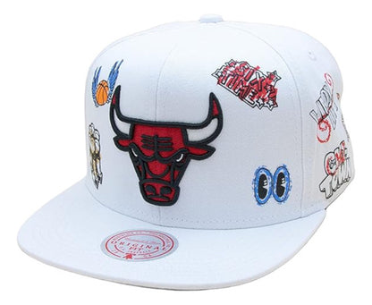 Gorra Mitchell & Ness Chicago Bulls Parches