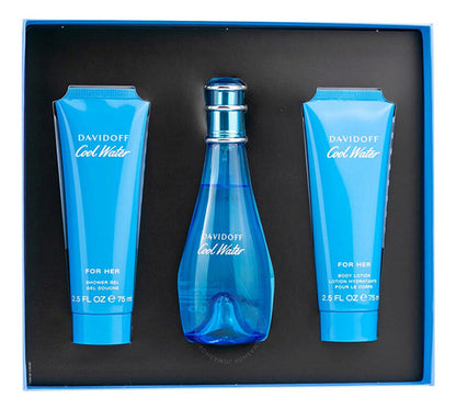 Davidoff Set Cool Water Eau De Toilette 100ml Para Mujer