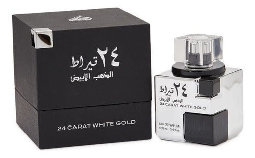 Lattafa 24 Carat White Gold ( Unisex) 100ml Edp