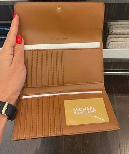 Cartera Michael Kors 35f8gtvf38 De Piel Marrón, 11 Cm X 18 Cm X 2 Cm