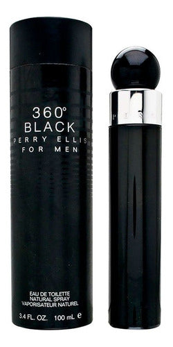 Perry Ellis 360° Black Eau De Toilette 100 ml Para Hombre