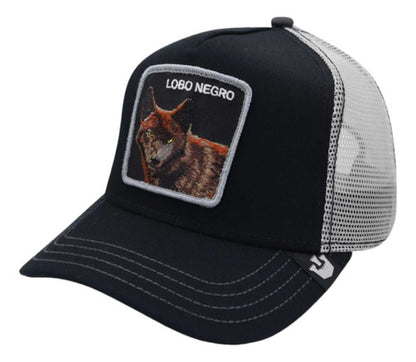 Gorra Goorin Bros Lobo Negro Ajustable