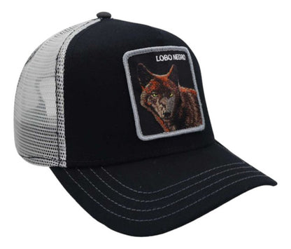 Gorra Goorin Bros Lobo Negro Ajustable